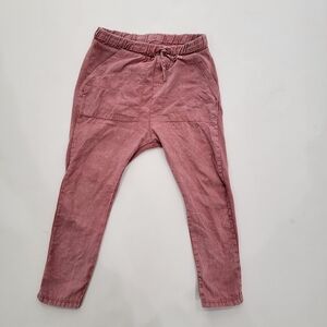 Zara Kids Soft Red Jogger Pants